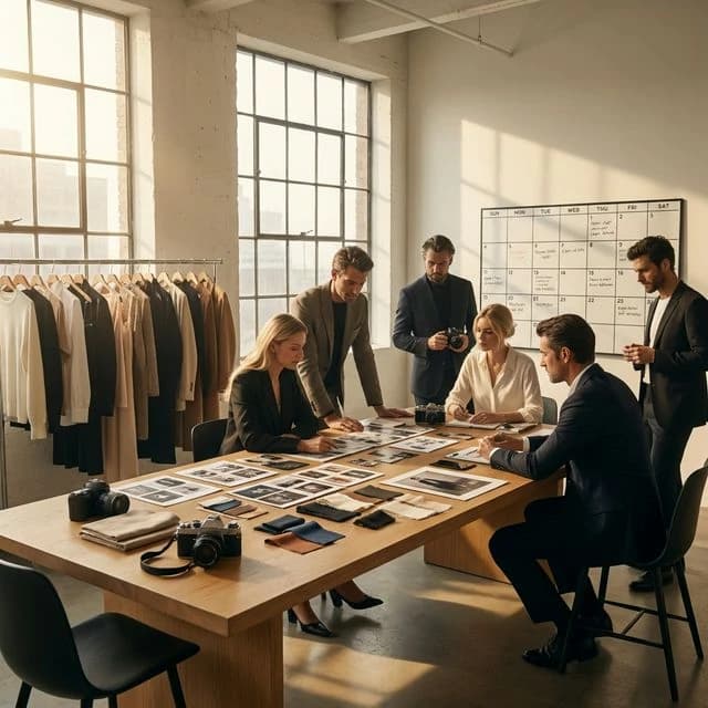 Fashion Brand Content Production System for 12 Months visual